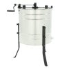 4-frame diagonal manual honey extractor, diameter 600mm universal basket - BASIC LINE